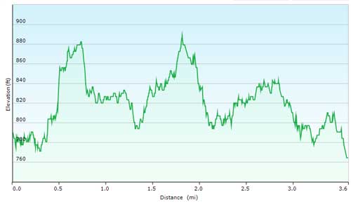 Friendly Fair Loop Elevation Graph