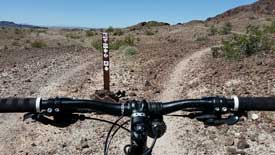 Bear right at Pilot Rock sign, off of old mining road