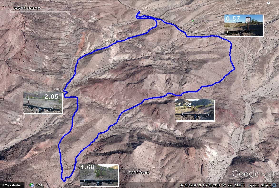 Sonny's Downhill Trail Map